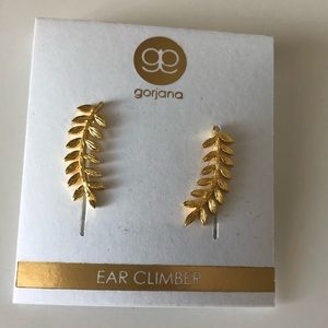 Gorjana gold ear climbers - Brand New